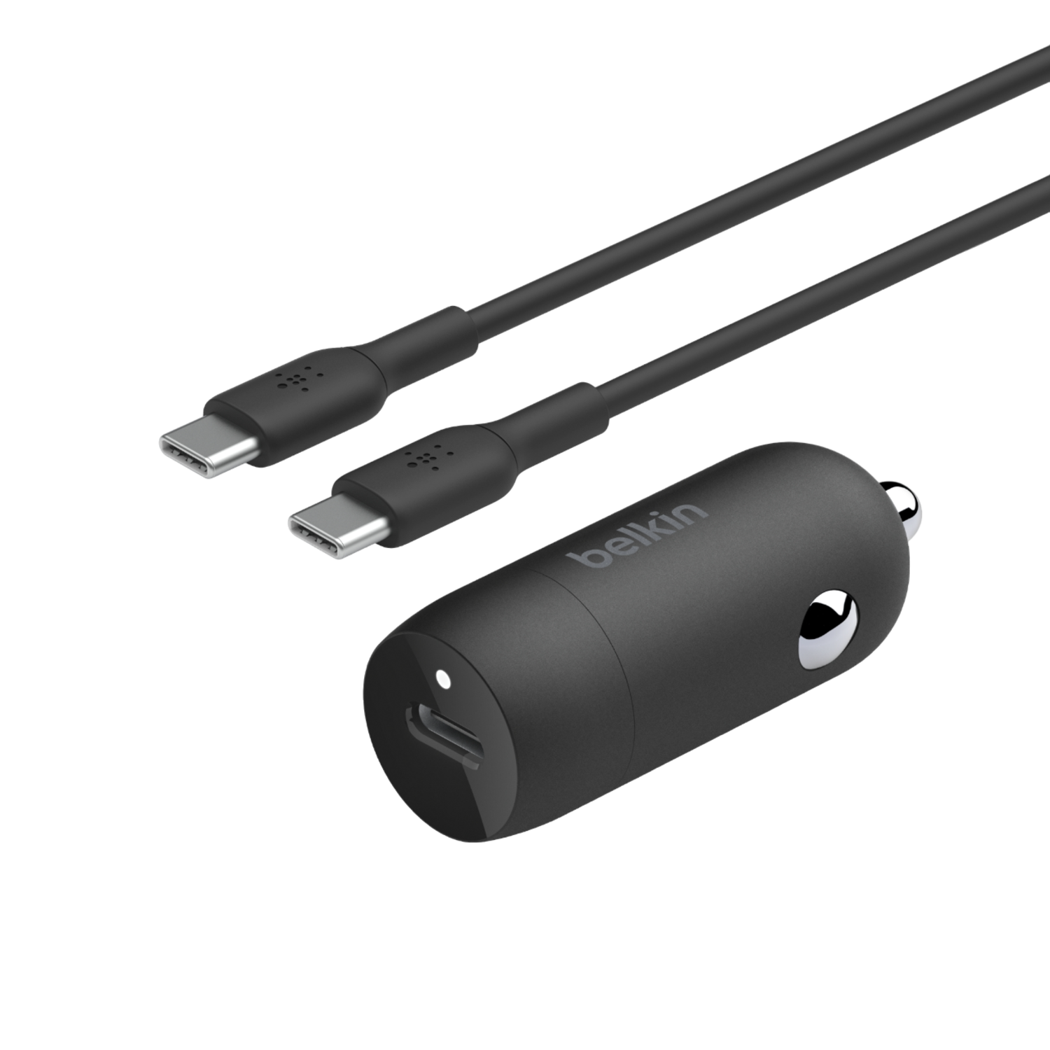 Belkin 30w Usb‑c Autolader Met Pps – Zwart (incl. 1m Kabel Incl. Kabel)