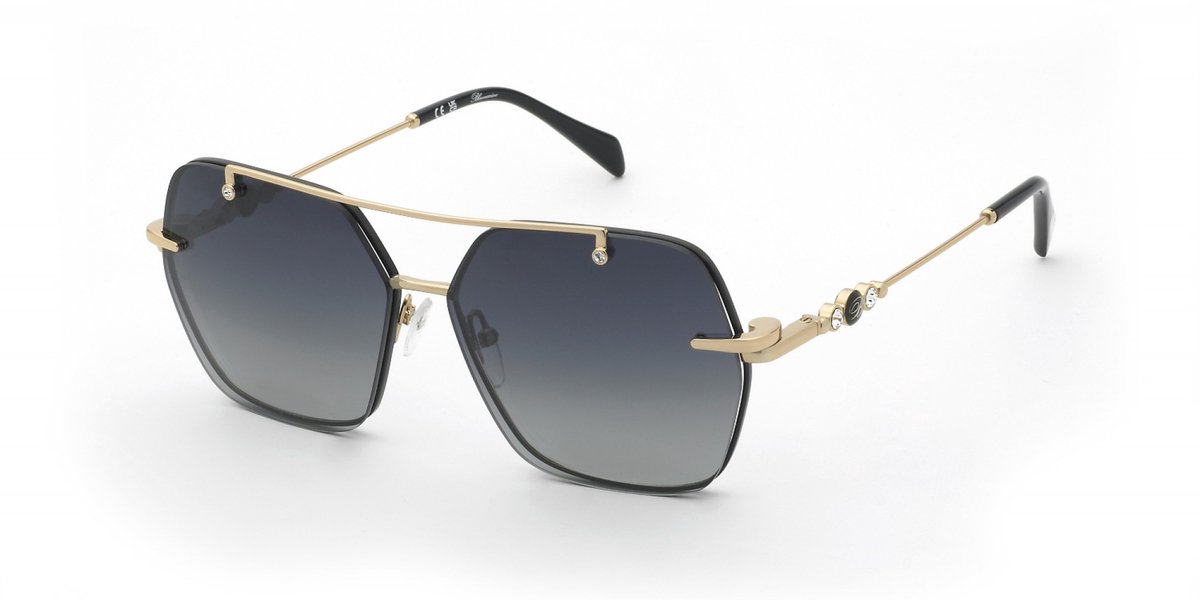 Blumarine UBM236S Oro rose' luc.c/parti nero luc 57/14/135 WOMAN Brilmonturen