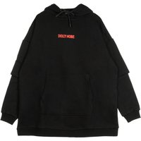 Capital Glitch Over Hoodie Zwarte dameshoodie
