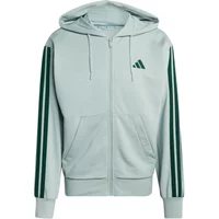 Capuchon met volledige rits adidas Essentials 3-Stripes French Terry
