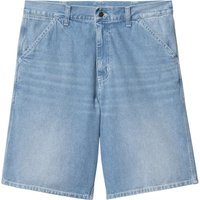 Carhartt Wip eenvoudige korte - blauw licht ware gewassen
