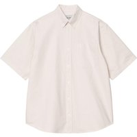 Carhartt Wip s/s braxton shirt - fleur de sel / wax