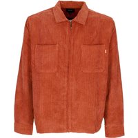 Cornelius Heren shirt met lange mouwen en rits Roest
