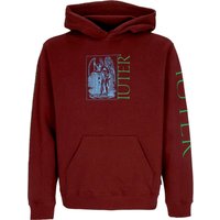 Cruel World-hoodie voor heren bordeauxrood