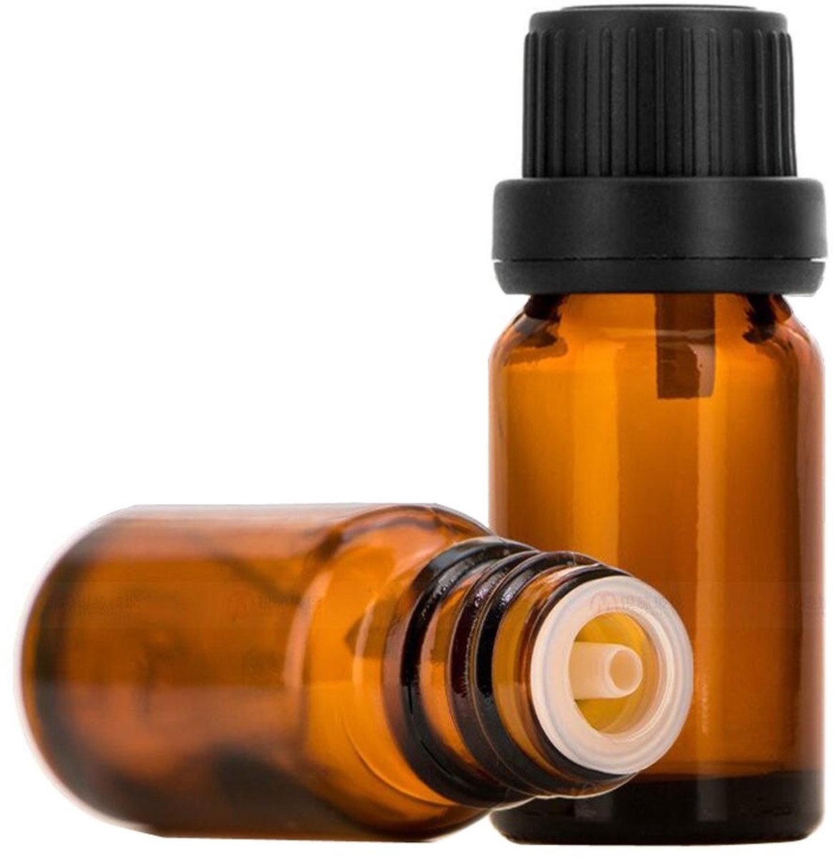 Dailygoody - Amber Glas Essentiële Olieflessen - Verpakkingspotten - 15ml - Lekvrij en Hervulbaar - Perfect voor Parfum en Make-up - 3 Stuks