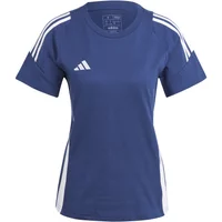 adidas T-shirt Dames Tiro 24 Sweat Donkerblauw-Wit - Maat S
