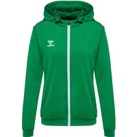 Dames trainingsjack van polyester met rits en capuchon Hummel Authentic