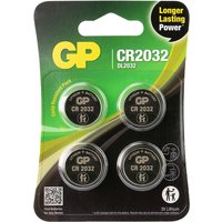 GP Lithium CR2032 Knoopcel Batterijen (4-pack)