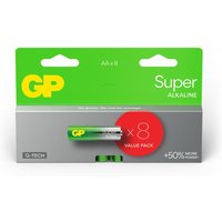 GP Super Alkaline AA Mignon Batterijen (8-pack)