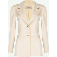 grijs jasje vrouw beige licht
