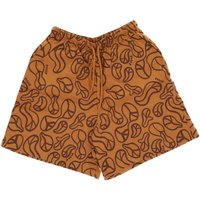 Groovy Wide Short Damesshort Burnt Orange