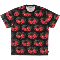 Heren T-shirt Cherry Allover Tee Zwart