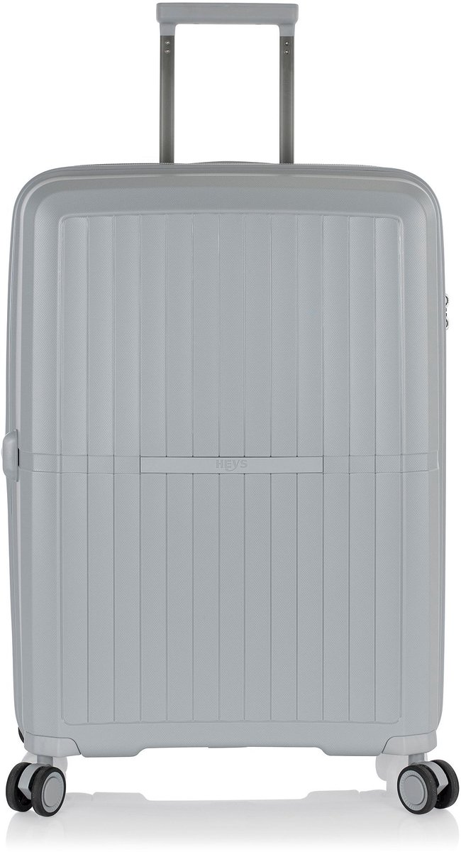 Heys AirLite 4 wielen Trolley M 66 cm met uitbreidingsplooi - Harde bagage - TSA slot - grey