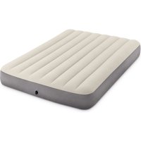 Intex Deluxe Twijfelaar 64102, Luchtbed 137 cm Breed, Tussenmaat Voor Extra Ruimte, Voor Binnen en Buiten, Comfortabel Slapen, Beige