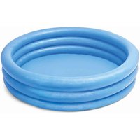 Intex Crystal Blue Pool 58426, Opblaasbaar Kinderzwembad 147 cm, Stevig Vinyl, Compact en Draagbaar, Voor Jonge Kinderen, Blauw