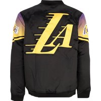 Jacket Bomber Man Nba Ce Snap Satin Jacket Loslak Black/origineel Teamkleuren