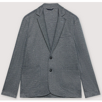 jas man wit-blauw