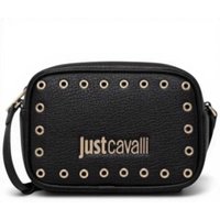 Just Cavalli handtas jc Mini oogjes vrouw zwart leer