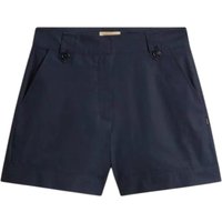 Korte broeken voor dames Woolrich - katoenen poplin shorts smelton blauw - blauw