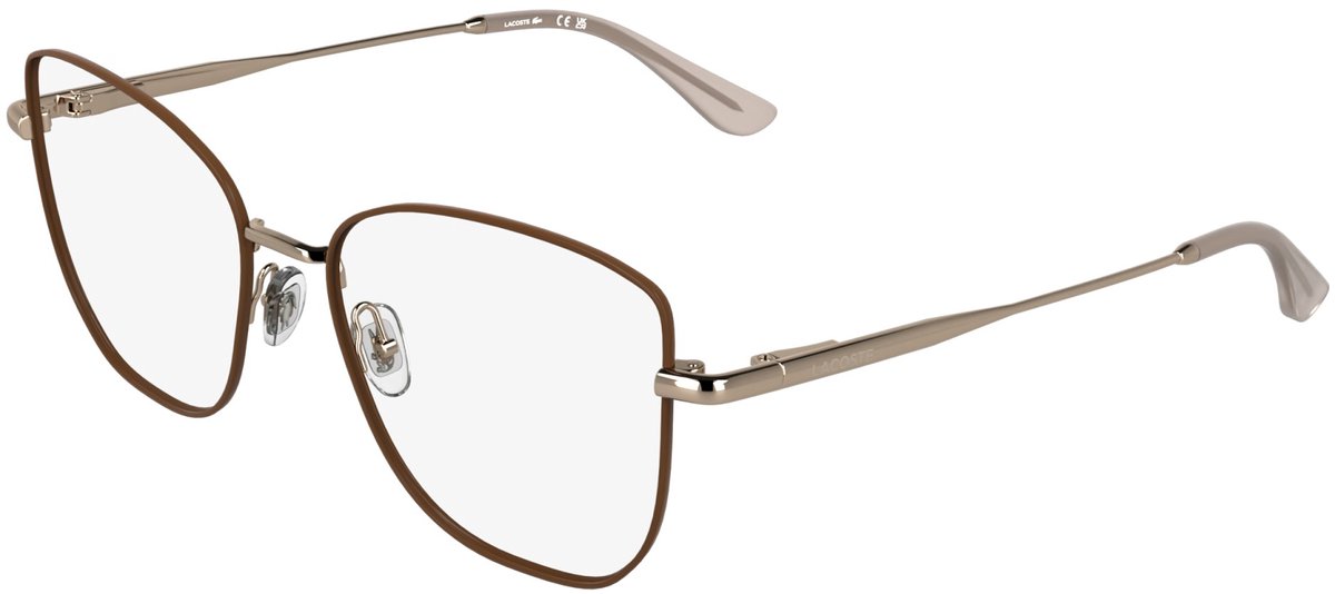 Lacoste L2323 Rose gold/brown 54/17/140 WOMAN Brilmonturen