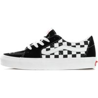 Lage herenschoen Sk8-low (canvas/suede) Zwart/dambord