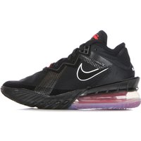 Lebron Xviii Low basketbalschoen heren zwart/wit/universiteitsrood