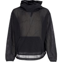 Lichtgewicht sweatshirt met capuchon Heren Sportkleding Tech Pack Geweven Mesh Hoodie Zwart/zwart