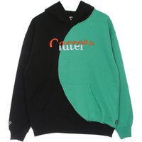 Lichtgewicht sweatshirt met capuchon voor heren, splithoodie X wortelen zwart