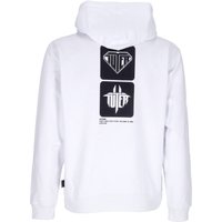 Lichtgewicht sweatshirt met capuchon voor heren, Tab Hoodie, wit