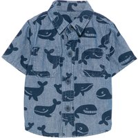 M/C chambray walvisshirt