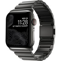 Nomad Magnetische stalen schakelband voor de Apple Watch | 44/45/46/49 mm - Graphite