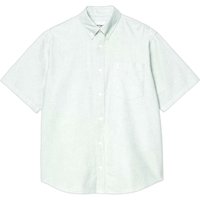 Overhemd Carhartt Wip s/s braxton shirt - lelie / was