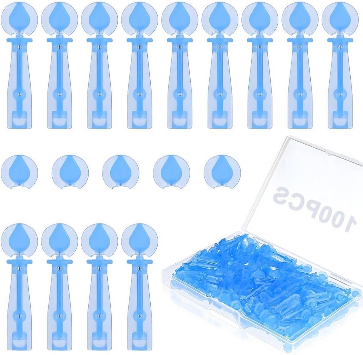 Pack of 100 Sterile Pimple Needles for Closed Pimples - Acne Remover Stimulates with Box