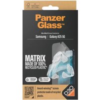 PanzerGlass Matrix Recycled Ultra-Wide Fit Anti-Bacterial Screenprotector incl. applicator voor de Samsung Galaxy A25 (5G)