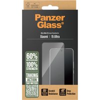 PanzerGlass Ultra-Wide Fit Anti-Bacterial Screenprotector voor de Xiaomi 15 Ultra