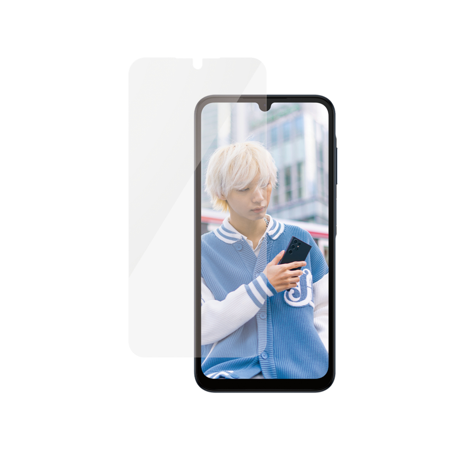 PanzerGlass Ultra-Wide Fit Anti-Bacterial Screenprotector incl. applicator voor de Samsung Galaxy A26