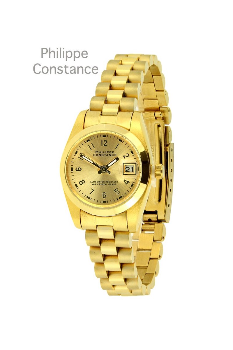PHILIPPE CONSTANCE "MINI GOLD 1-12" PLAIN GOLD