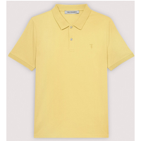 polo slim fit man geel