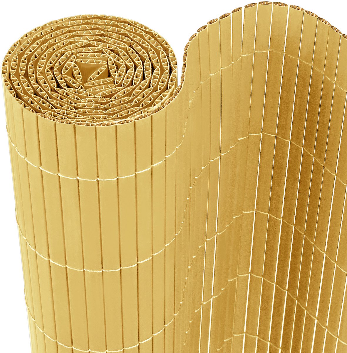 PVC privacy scherm mat privacy scherm 15mm privacy schutting weerbestendig schutting bamboe Ori 80*400cm
