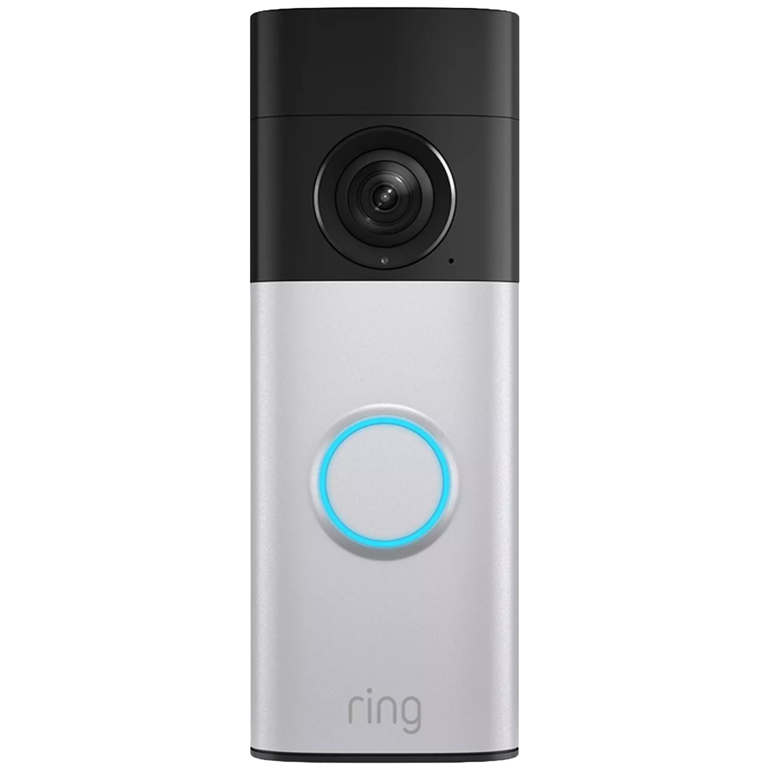 Ring Video Deurbel Plus Batterij (2nd Gen) Met Batterij Nickel Silver