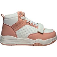 Schoenen Volwassen unisex Iceberg Wit en roze. Lederen bovenkant, geperforeerde details, sluiting met veters, extra klittenband.