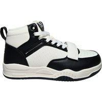 Schoenen Volwassen unisex Iceberg Zwart-witte kleur. Lederen bovenkant, geperforeerde details, sluiting met veters, extra klittenband.