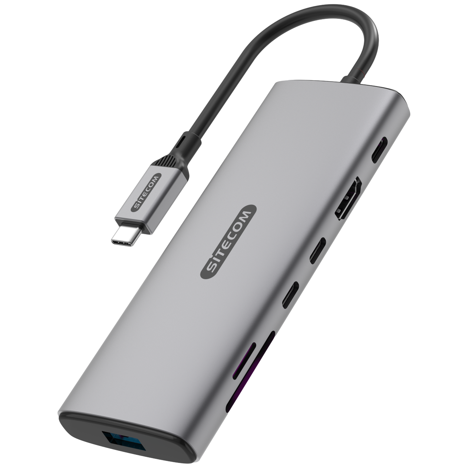 Sitecom 7in1 Usb-c Pd Multiport Adapter G3 Multiportadapter