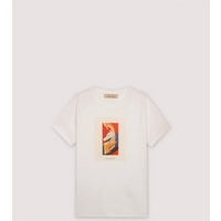 t-shirt met witte man print