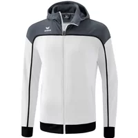 Erima Change Trainingsjack Met Capuchon Heren - Wit / Slate Grey / Zwart | Maat: S