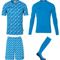 Uhlsport Progressive Goalkeeper Bundle Cyan White