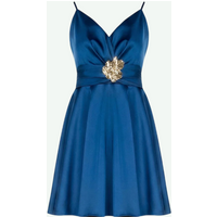 Vrouwen Blue Electric Dress