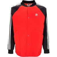 Windjack voor heren, roestvrij staal, Better Scarlet/zwart