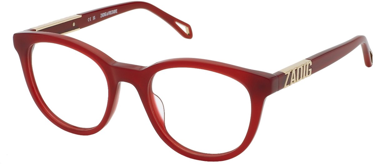 Zadig&voltaire VZV398 Rosso opalino lucido 50/20/140 WOMAN Brilmonturen